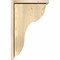 Ekena Millwork Carmel Rough Sawn Corbel w/Backplate, Douglas Fir, 8"W x 14"D x 22"H COR08X14X22CAR01RDF - alternate 4